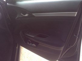 2017 HONDA CIVIC, BLACK, EX-L MODEL, 1.5L TURBO, AT.   A26333